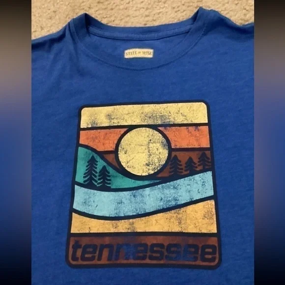 State of Mine Tennessee Men’s Medium Short Sleeve Tee - Picture 5 of 6